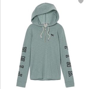 VS PINK 1/4 zip hoodie worn once