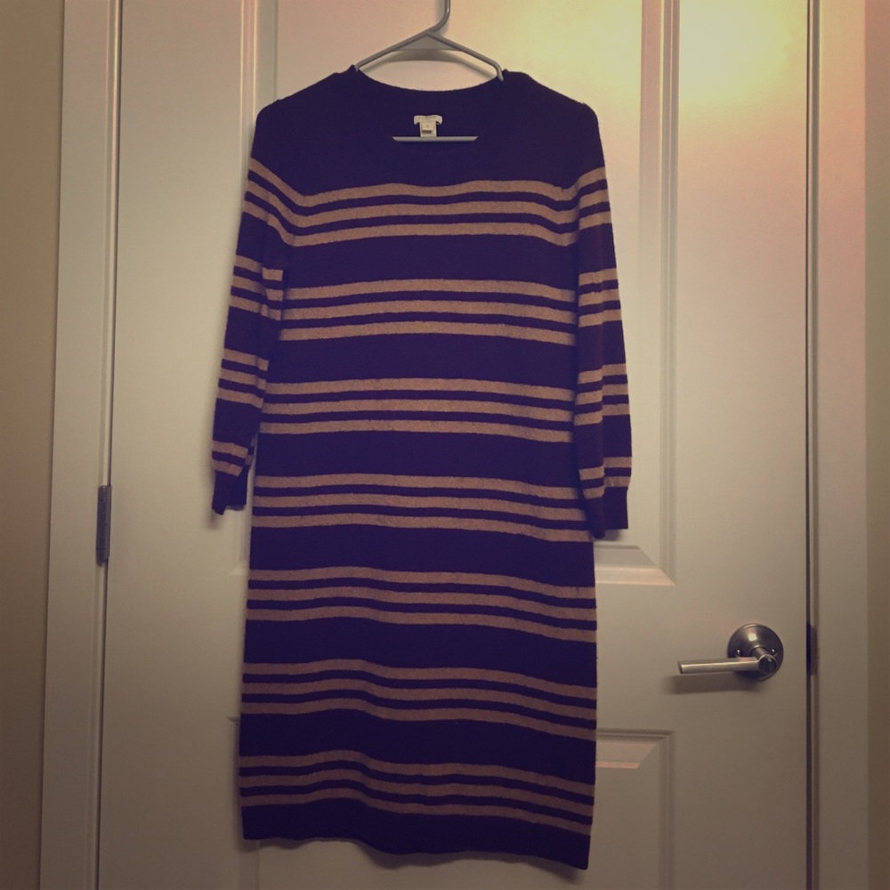 Cozy J. Crew Shift Sweater Dress
