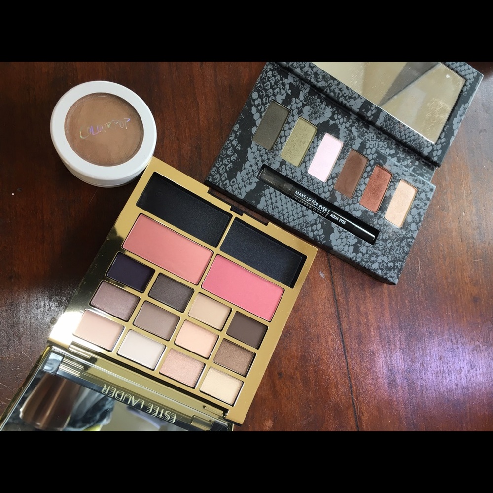Bundle - MUFE, EL palettes, Colorpop highlighter