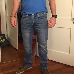 Levi's 514 blue jeans