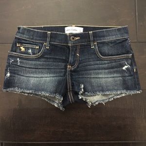 Abercrombie Kids Denim Ripped Shorts
