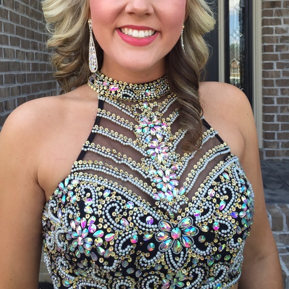 Alyce two piece prom dress - Picture 3 of 4