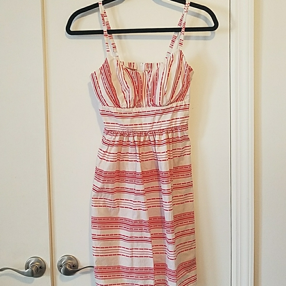 B Smart striped spaghetti strap sundress. Size 2