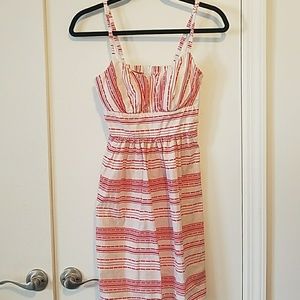 B Smart striped spaghetti strap sundress. Size 2