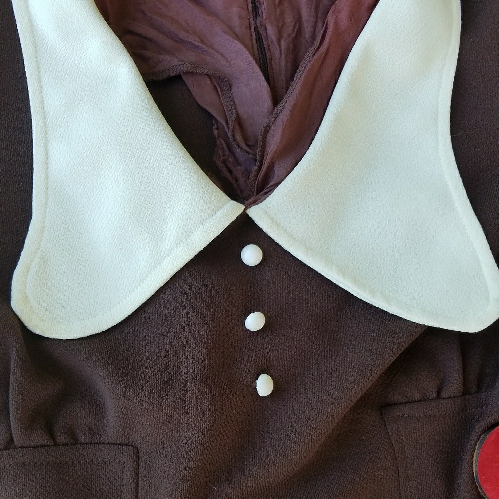 SOLD True Vintage 1960s Mod Mini Dress - Picture 4 of 4
