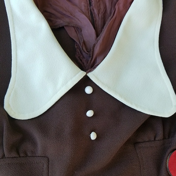 SOLD True Vintage 1960s Mod Mini Dress - Picture 4 of 4