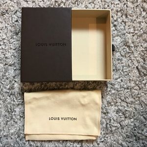 Louis Vuitton Box 5.44"H x 3.63"W x 1.63"D
