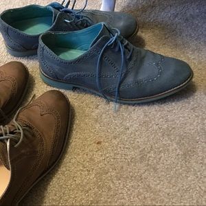 Cole haan alisa oxford womens shoes blue size 9b