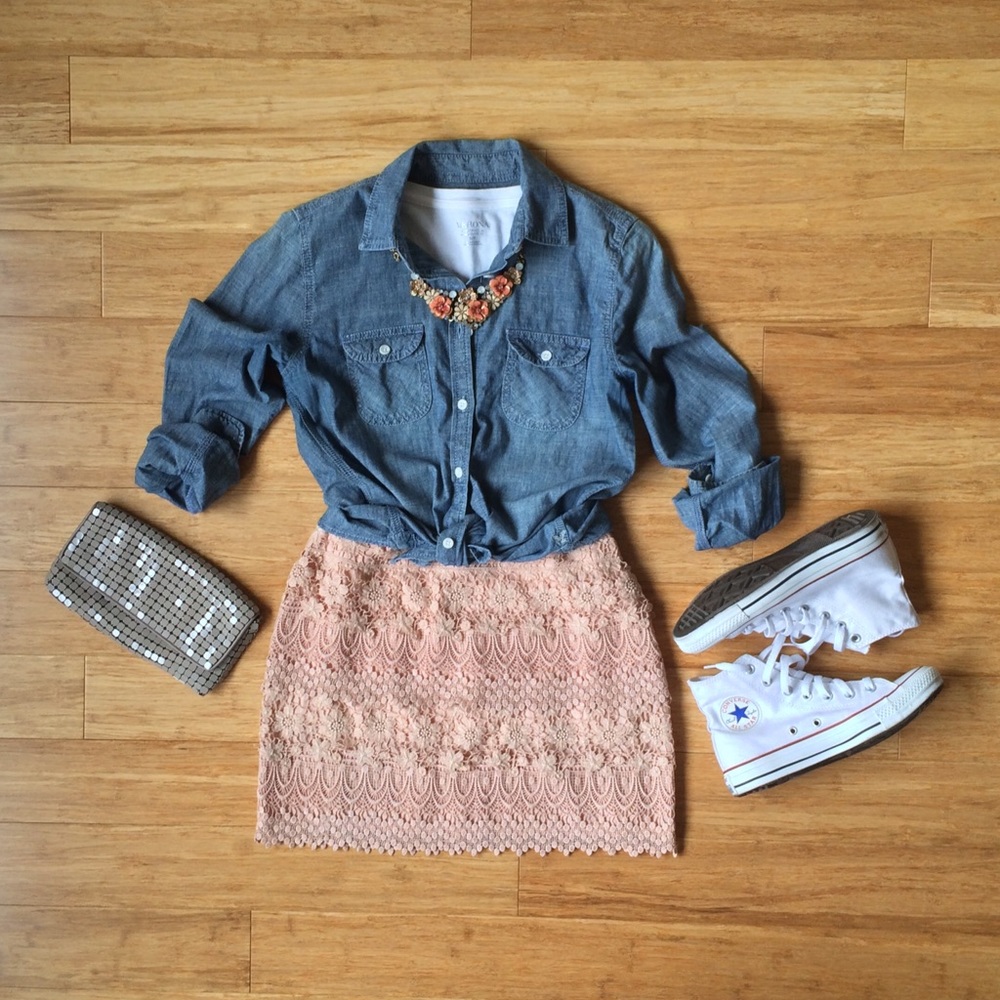 Crochet Mini Skirt