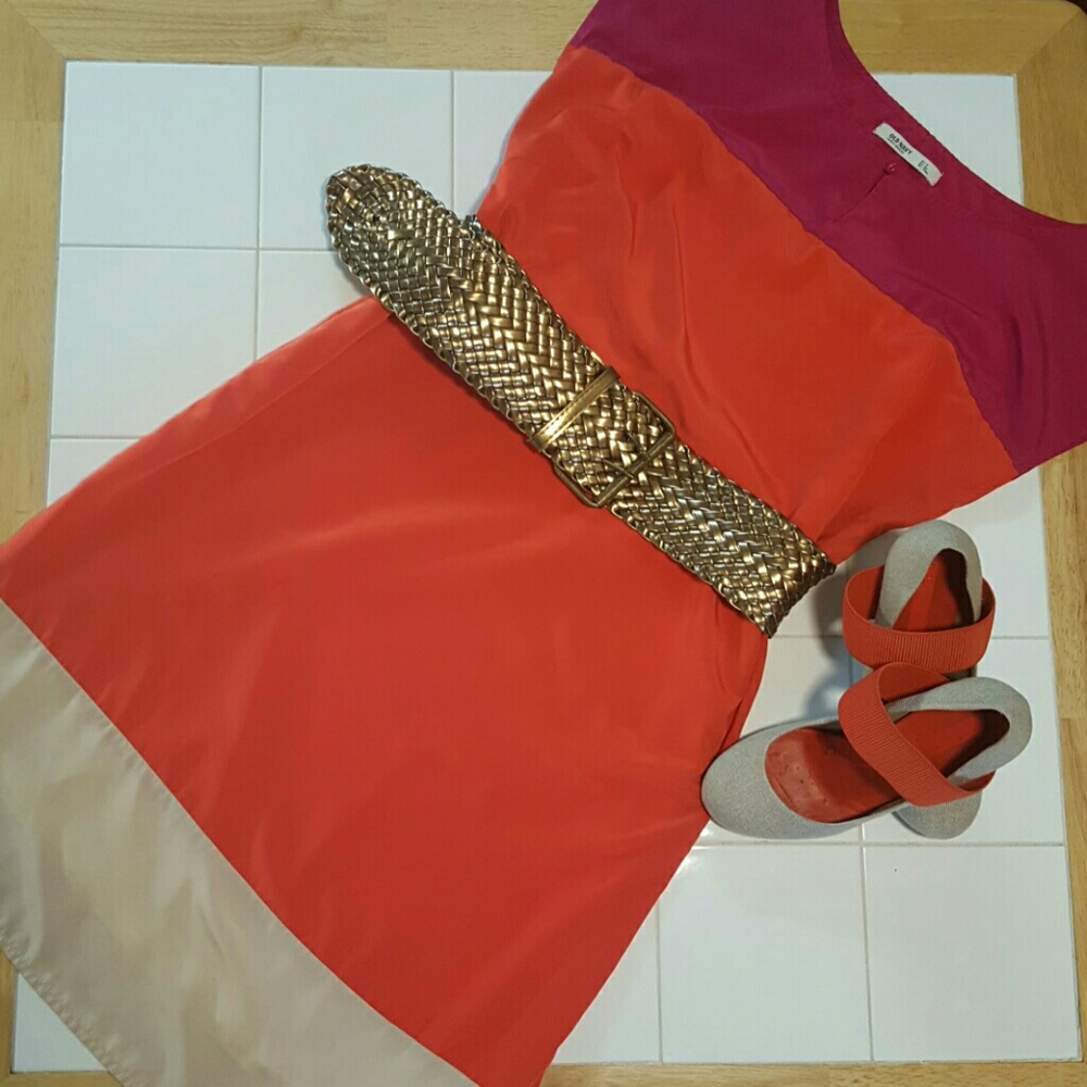 Color block dress