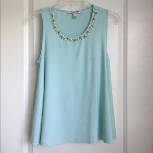 Forever 21 Tank with beaded neckline