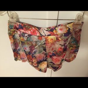 Floral shorts