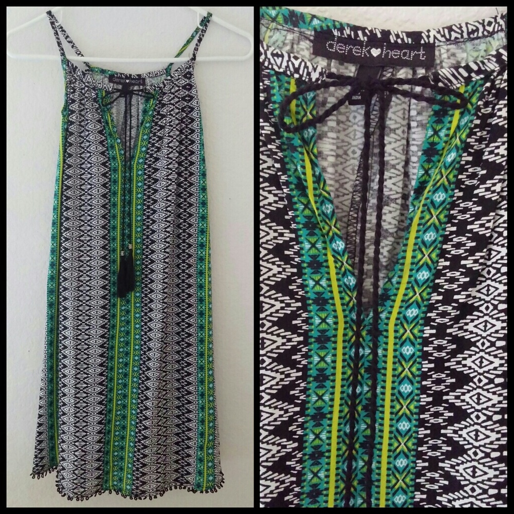 NWOT Derek Heart Festive Boho Chic Dress