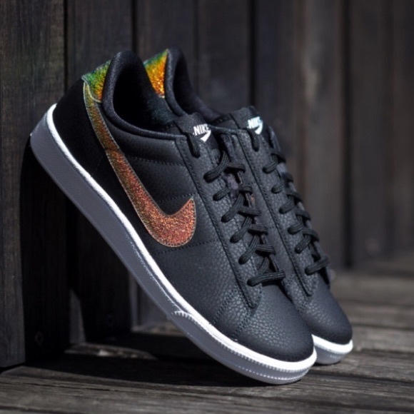 Nike Shoes - Nike Black Tennis Classic Premium Sneakers