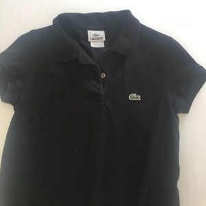 Black Lacoste women polo size 36