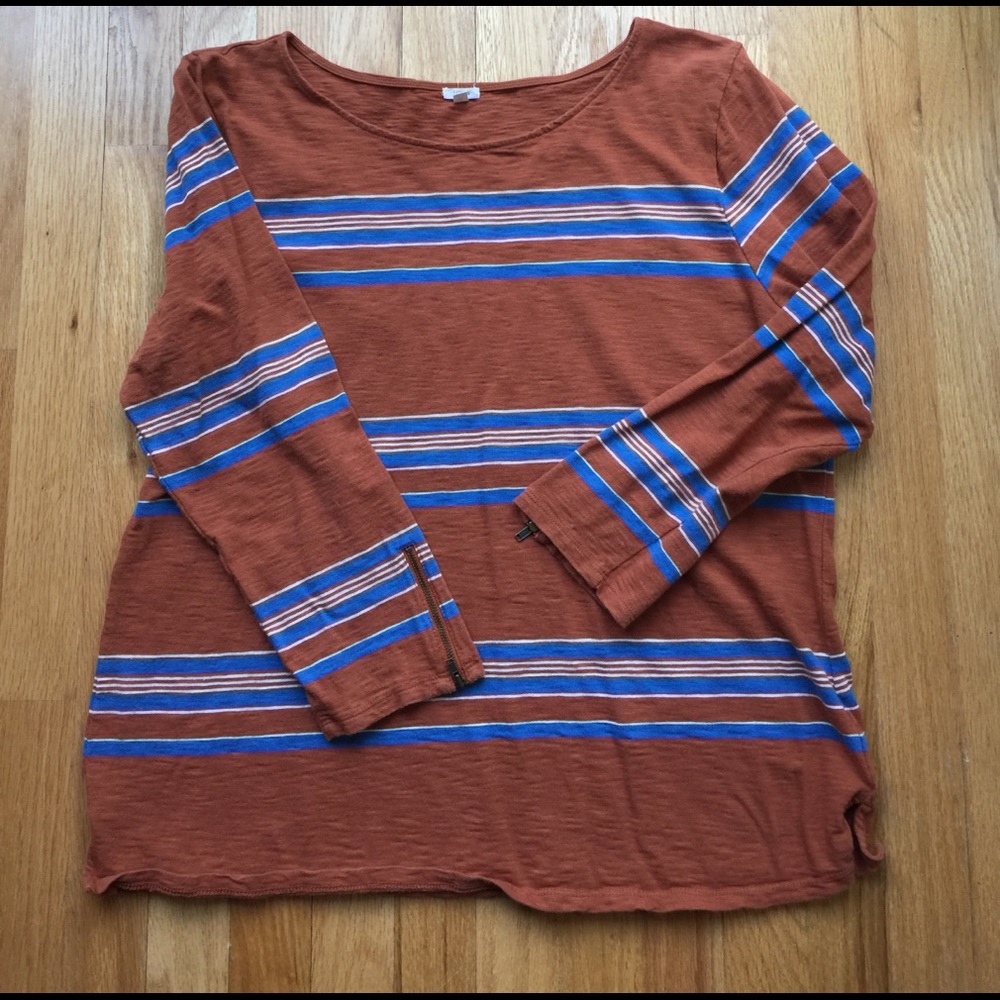 ⭐️⭐️Jcrew 3/4 sleeve striped shirt⭐️⭐️