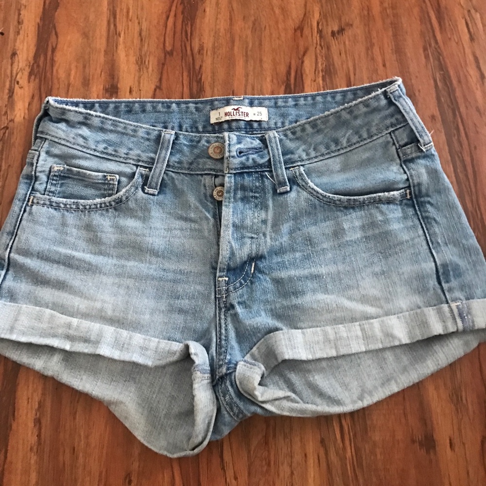 Hollister Light Denim Shorts
