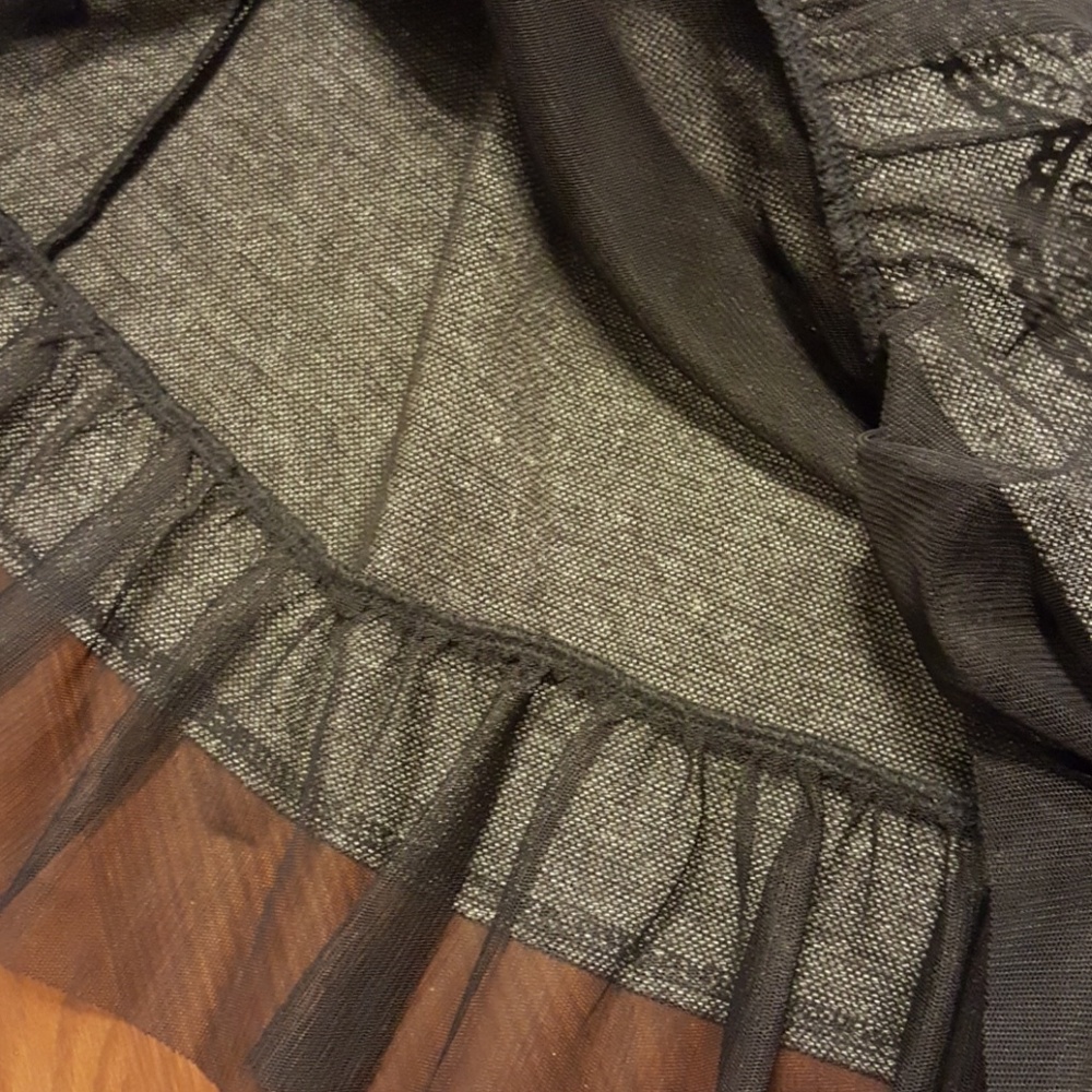 Joe Benbasset floral velvet tulle skirt AL NWT - Picture 6 of 6