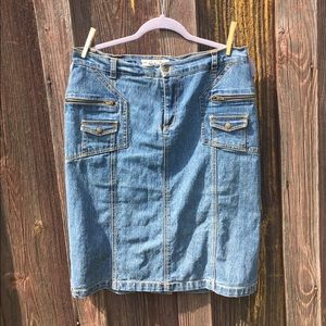 No Fuze jean skirt size L(14/16)
