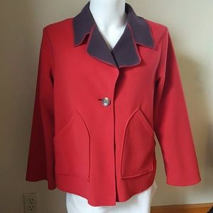 NWT Renee Lamor woman's reversable jacket size S/M