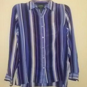 Ralph Lauren M/P button down silk shirt