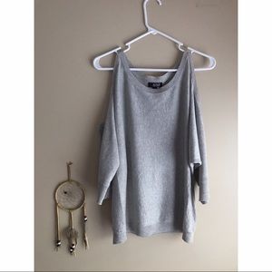 Sparkle Cold Shoulder Top