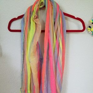 Bright infinity scarf