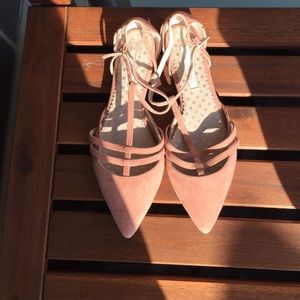 Dusty pink boden shoes