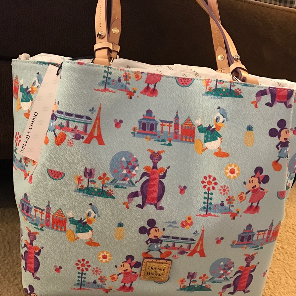 Dooney & Bourke Disney Tote ~2017 Epcot Edition