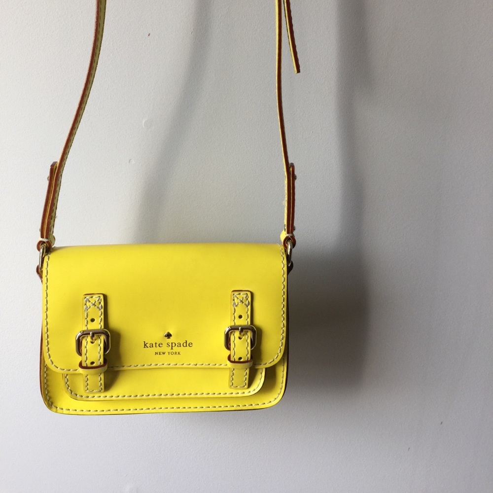 Kate Spade Yellow Mini Crossbody Bag