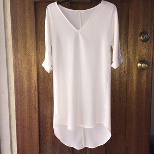 White Shift Dress