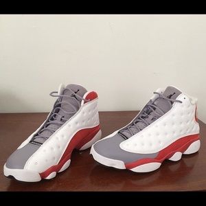 Jordan 13s grey wolf size 10