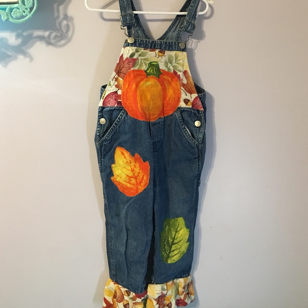 Adorable Handmade Fall Overalls