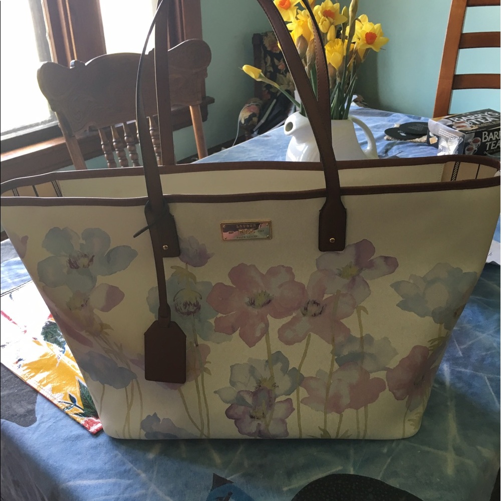 Brand new used ONCE Ralph Lauren tote bag