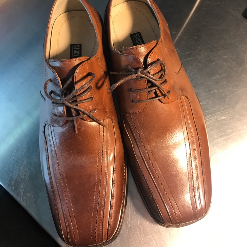 Brown Size 12 Men's Dress Shoes from Stacy Adams