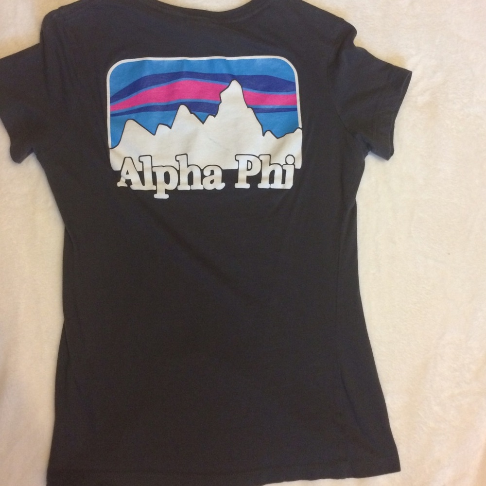 Alpha Phi, Patagonia design Baby Tee.