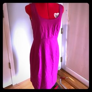 Ann Taylor pink sleeveless dress