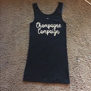 NWT Champagne Campaign tank