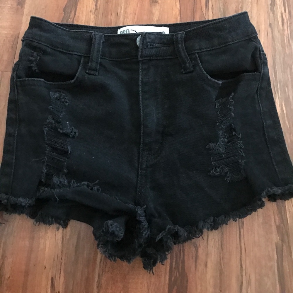 RSQ brand from Tilly's Black High Wasted Shorts