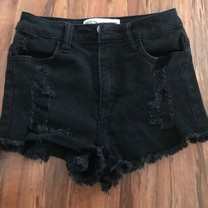 RSQ brand from Tilly's Black High Wasted Shorts