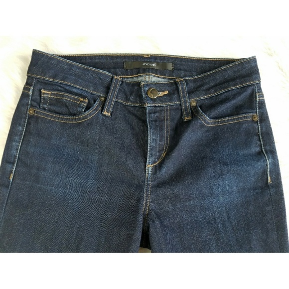 Joe's Jeans Alyssa Dark Wash Skinny Ankle Jeans - Picture 2 of 4