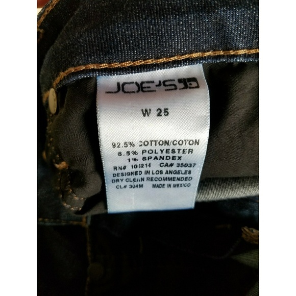 Joe's Jeans Alyssa Dark Wash Skinny Ankle Jeans - Picture 3 of 4