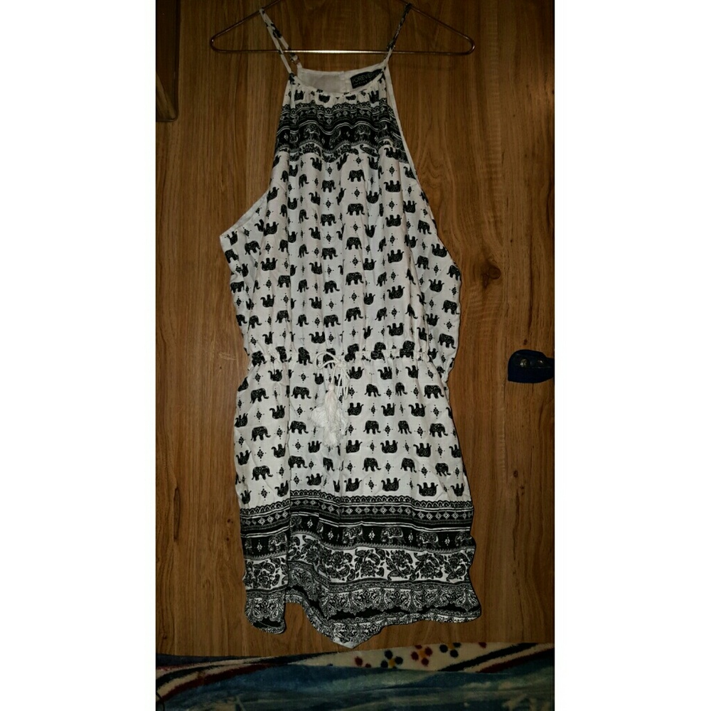 Forever 21 Elephant print romper