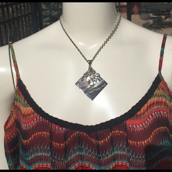 Abalone shell 925 silver pendant (choice of)