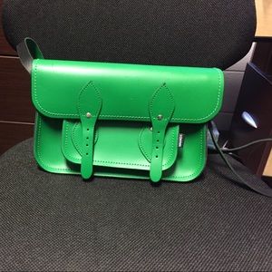 Zatchels-Green Leather Satchel(11.5")