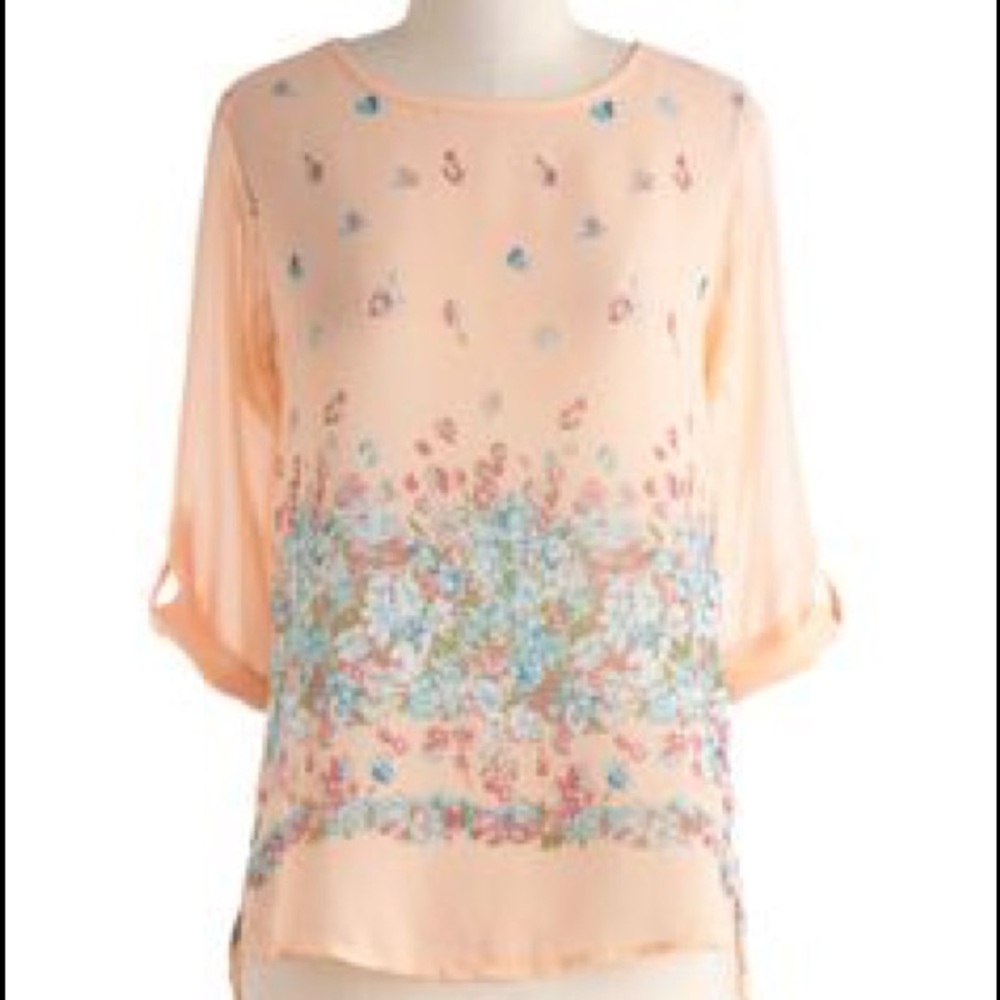 🚀MOVING SALE!🚀Modcloth Floral Blouse