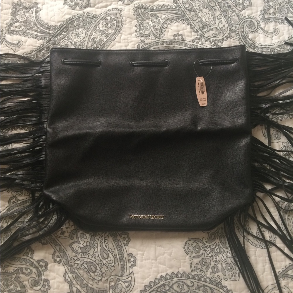 Victoria's Secret Leather Fringe Backpack