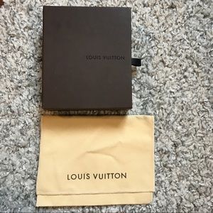 Louis Vuitton Box 5.9"H x 5"W x 1.7"D