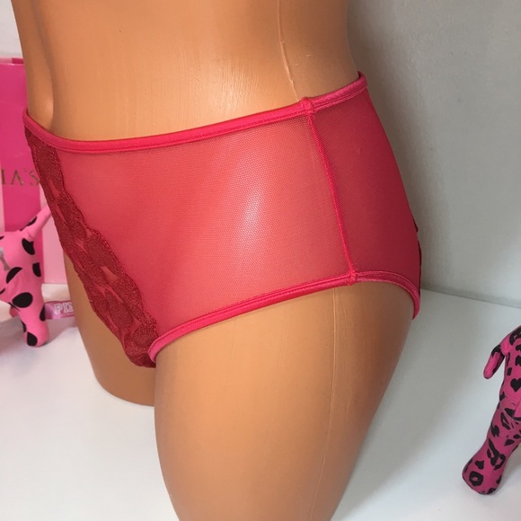 NEW VS HIGH WAIST CAGED STRAPPY HEARTS PANTY - Picture 4 of 5