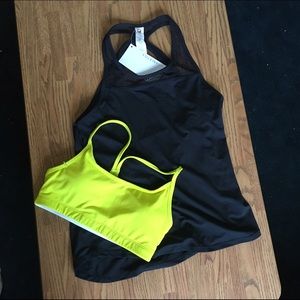 Fabletics Tank/Sports Bra Set
